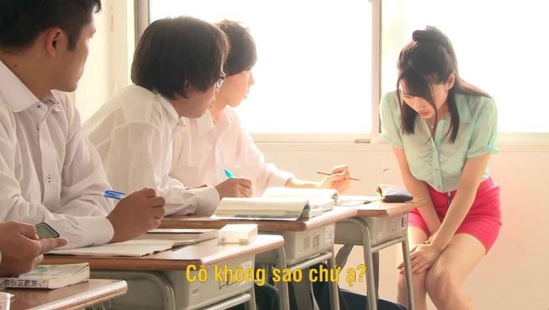 理想の生徒を持つ若い女教師